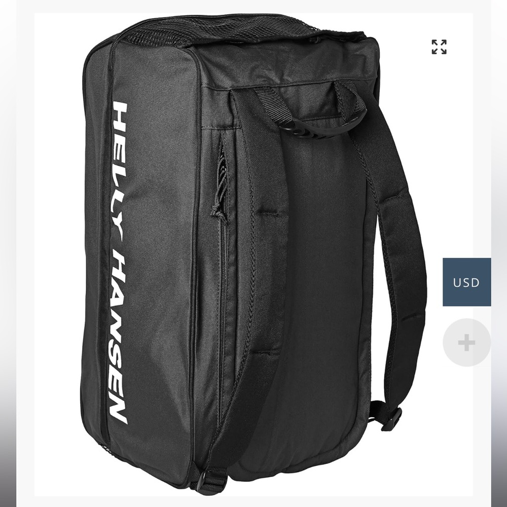 Helly Hansen Racing Backpack Bag Black